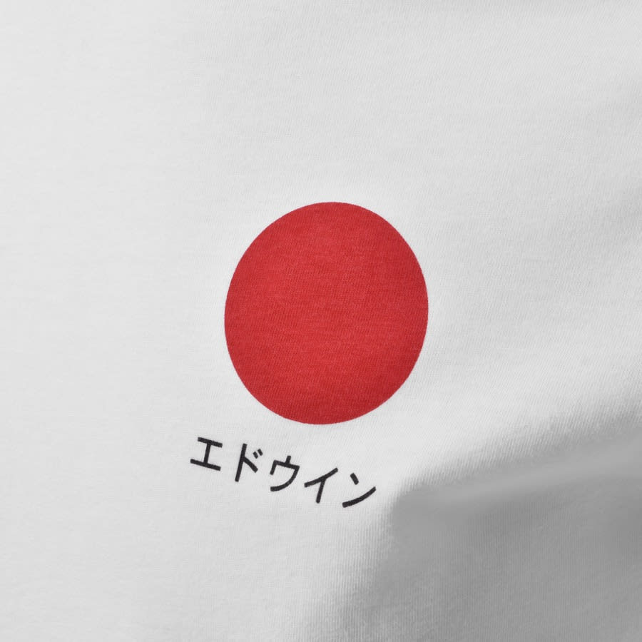 Alternative Image for ProductEdwin Crew Neck Japanese Sun T Shirt White3